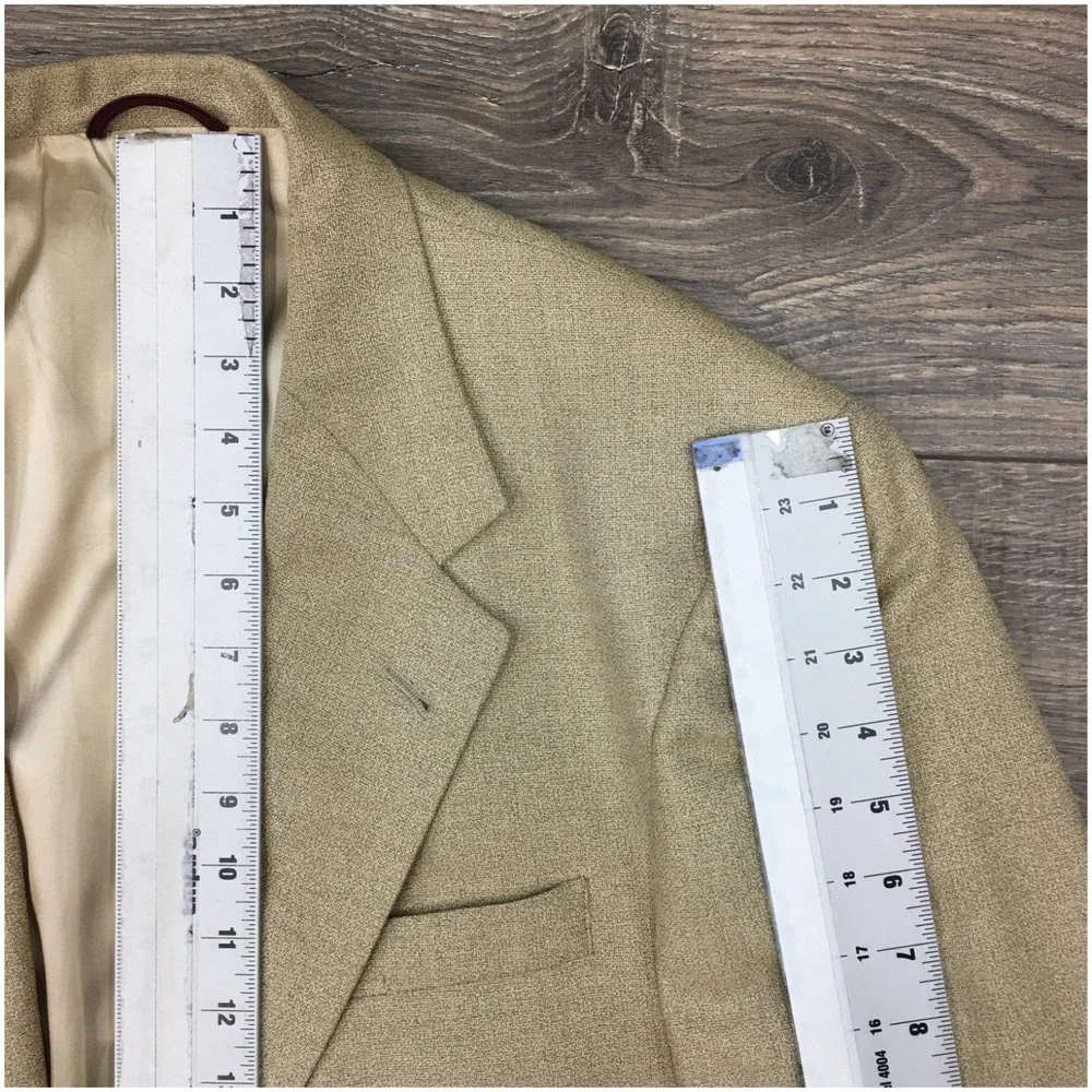 VINTAGE HART‎ SCHAFFNER Mens Wool Silk Blazer Sport Coat Casual Jacket 42L Suit